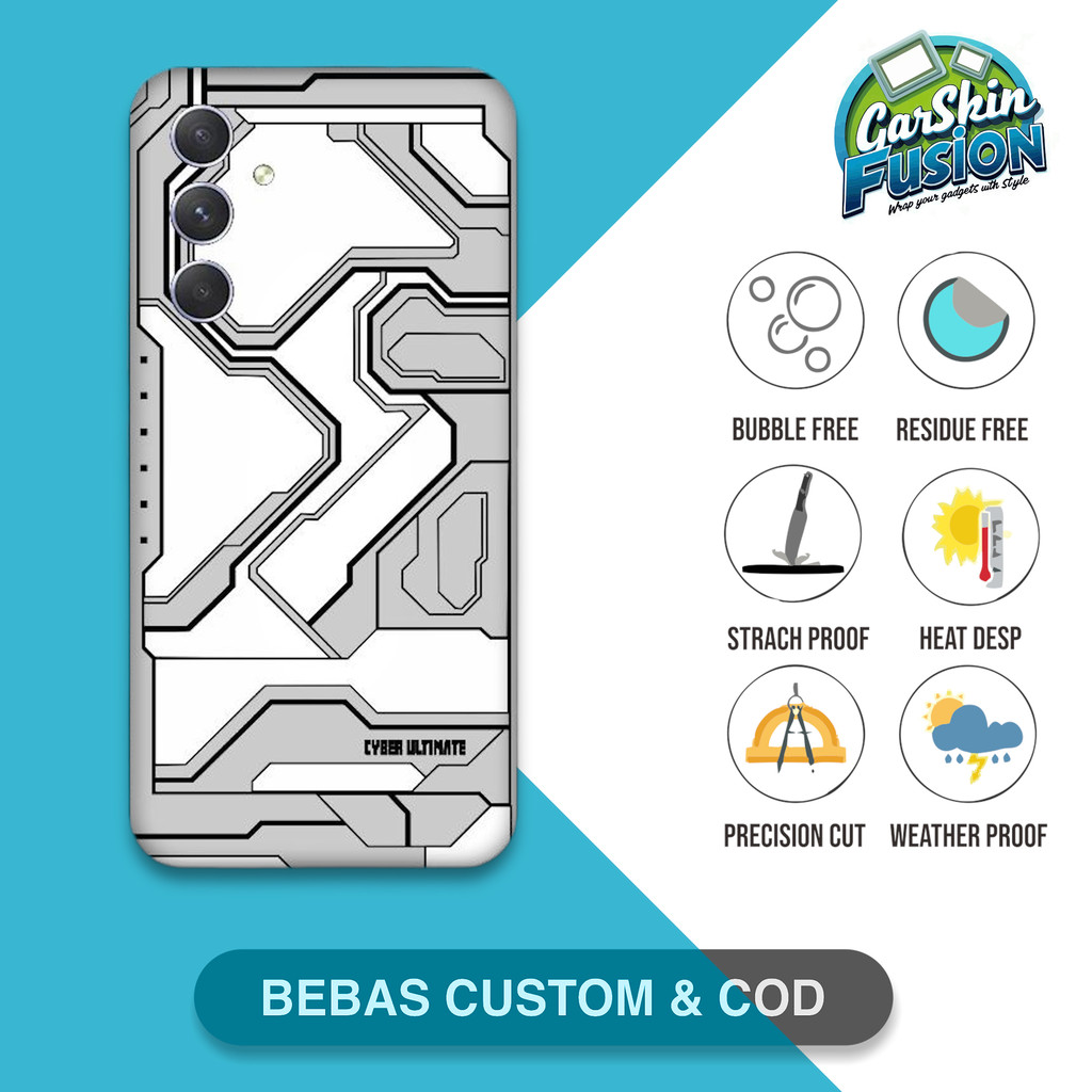 Garskin Skin Samsung A54 cyber Ultimate v2 เคสป้องกันรอยขีดข่วน | By Fusion Code - 3HI