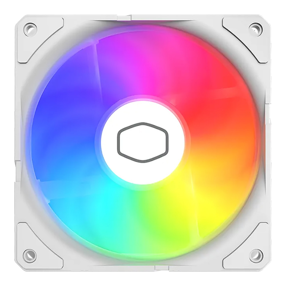 CASE FAN (พัดลมเคส) COOLER MASTER SICKLEFLOW EDGE 120 ARGB - WHITE +++