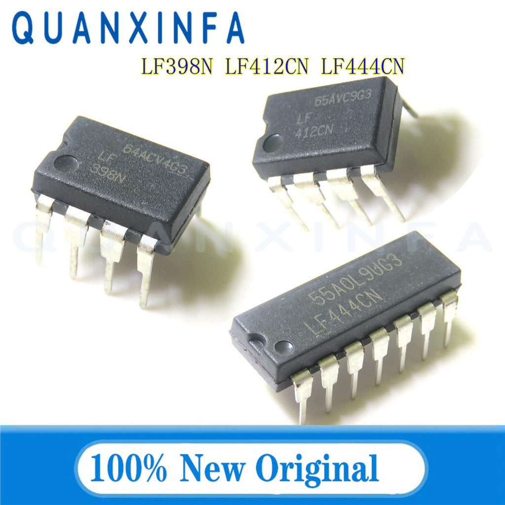10PCS LF398N LF412CN LF444CN LF398 LF412 LF444 DIP-8/DIP14 ใหม่เดิม
