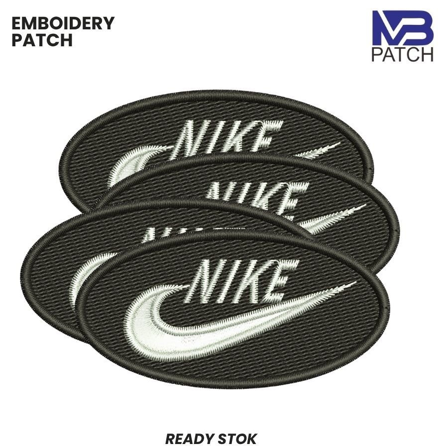 เสื้อผ้าแบรนด์ EMBROIDERY PATCH /-NK OVAL OK EMBROIDERY LOGO - MB-555