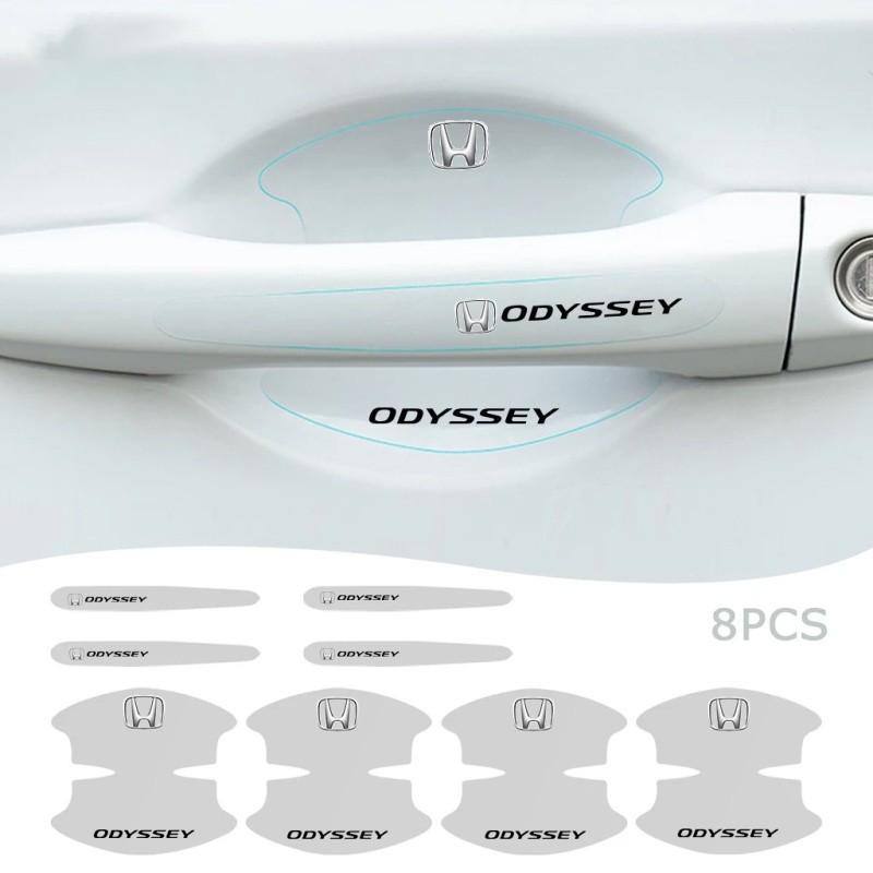 สําหรับ Odyssey ชุด 8 รถโปร่งใสประตู Handle Protector สติกเกอร์สําหรับ Honda odysssey 2024 g7 rb2 g5