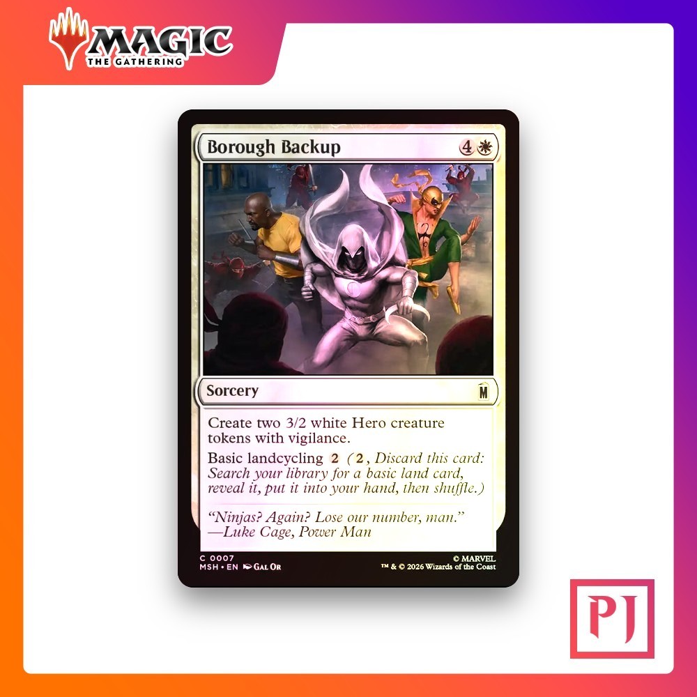 [MTG] Borough Backup (#7) [MSH] [WHITE] [COMMON] | Magic the Gathering
