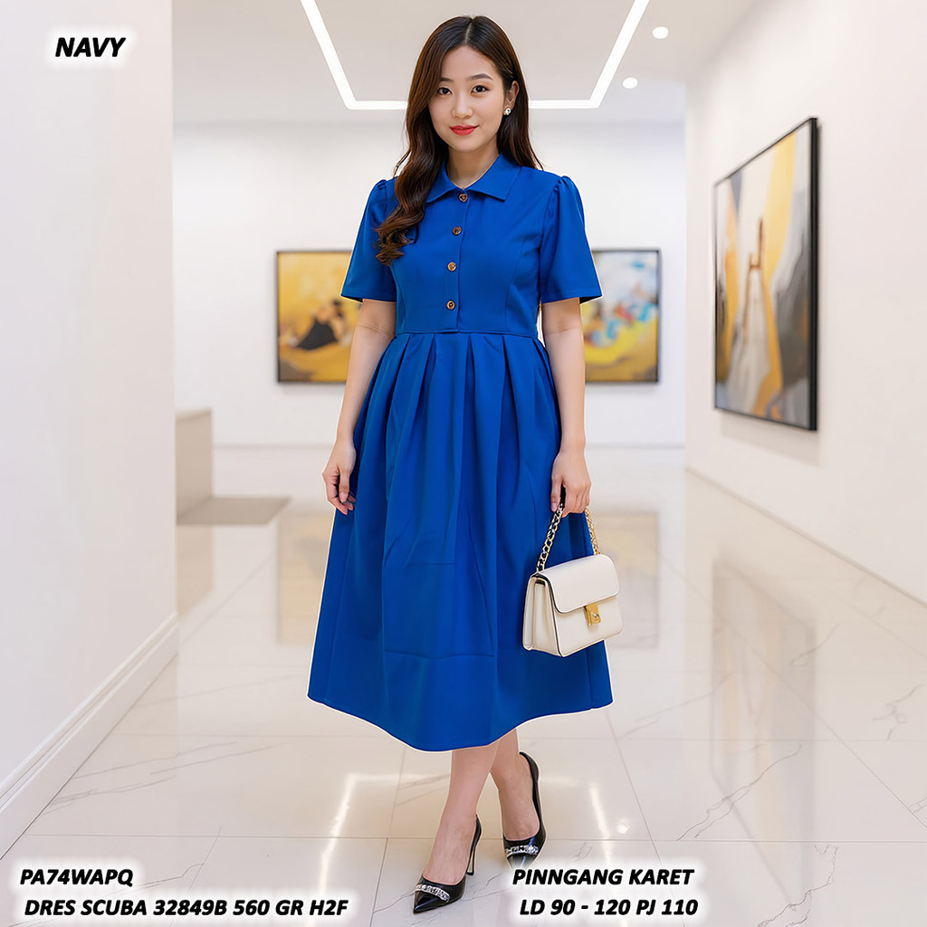 SCUBA DRESS 38849B 560 GR H2F STOCK ACCORDING TO UPDATE และ UPDATE