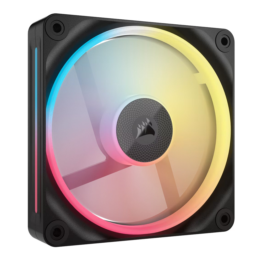 CASE FAN (พัดลมเคส) CORSAIR ICUE LINK LX120-R RGB - 120MM RGB PWM REVERSE SINGLE PACK BLACK ---