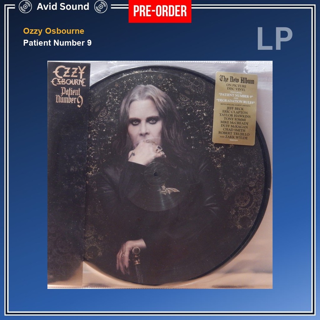 Pre-Order แผ่นเสียง Ozzy Osbourne Patient Number 9 ใหม่ ซีล Ozzy Osbourne Vinyl LP