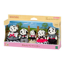 【In Stock】 Official Japan Sylvanian Families ซิลวาเนียนแฟมิลี่ Calico Critter Dalmatian Family 40th 