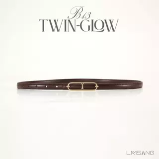LAMSANG B13 Twin-Glow Belt เข็มขัดผู้หญิง หนัง PU ขนาด 1.4x105 cm