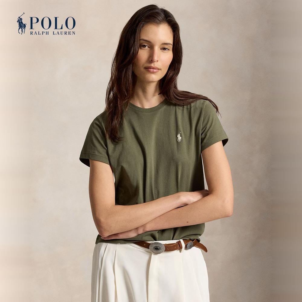 Polo Ralph Lauren เสื้อยืดผู้หญิง รุ่น WMPOKNINCU21338 สีเขียว