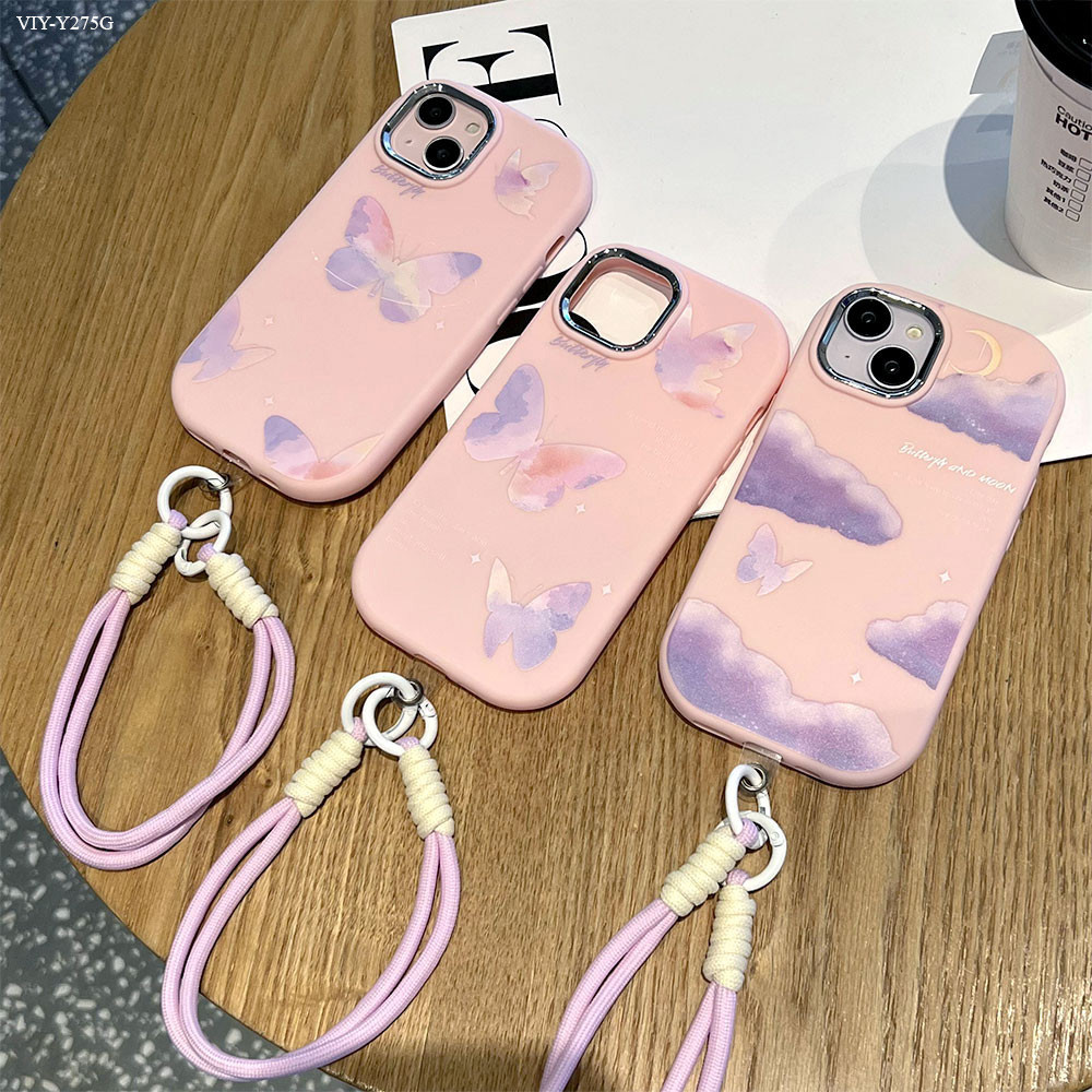 เคส For VIVO Y27 Y27S Y28 Y28S Y29 Y30 Y33S Y33T 4G 5G เชือกเส้นเล็ก ฟรีเชือกเส้นเล็ก ลายการ์ตูน GSK