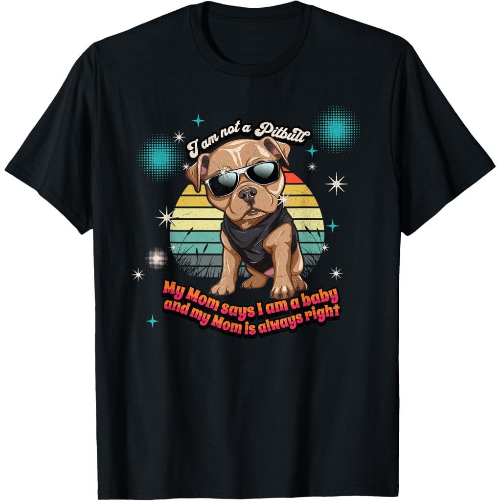 ตลกน่ารัก I Am Not A Pitbull ตลก Pitbull สุนัขเจ้าของตลกเสื้อยืด Unisex