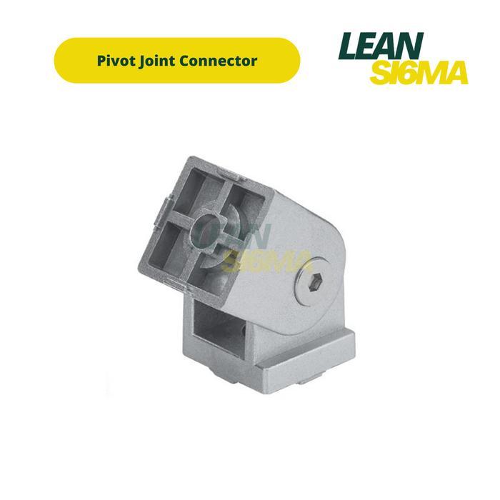 (ORIGINAL) PIVOT JOINT CONNECTOR สําหรับโพรไฟล์อลูมิเนียม 3030 4040 ฟรี ANGLE BRACKET ADJUSTABLE