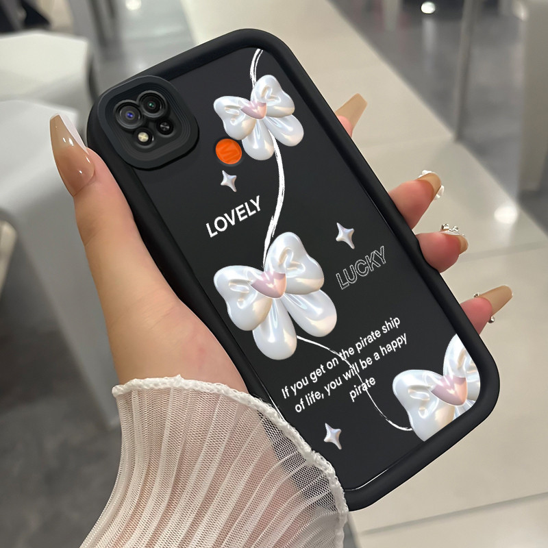 เคสสำหรับ Xiaomi Redmi 9c NFC 10A POCO C31 เคสโทรศัพท์กุทัณฑ์รูปหัวใจสามสีซิลิโคนกันกระแทก