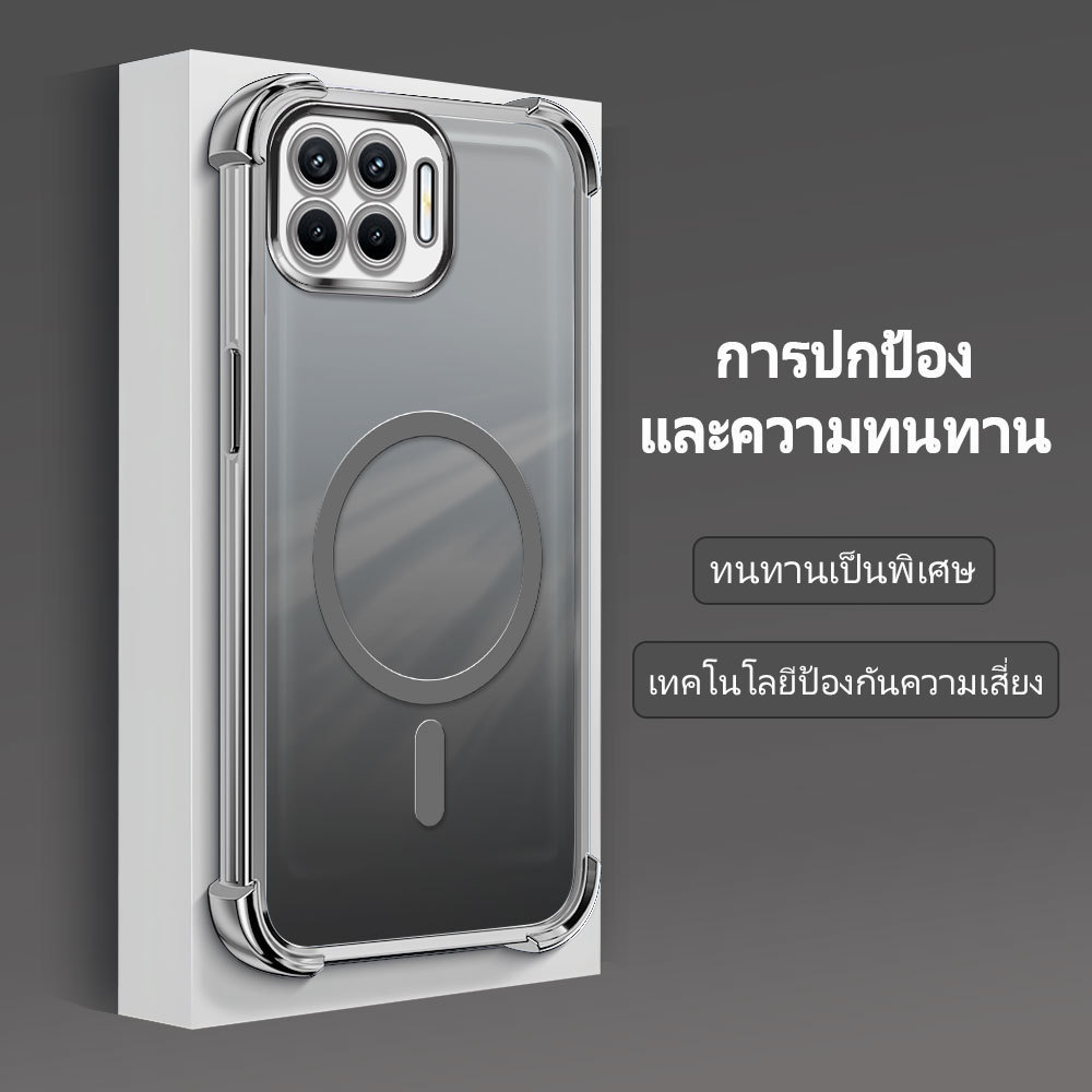เคส กันมุม สำหรับ For OPPO A93 2020 Reno 4F เคสโทรศัพท์ เคสออปโป้ เคสนิ่ม Anti Drop โปร่งใส TPU Silicone Shell FS2088