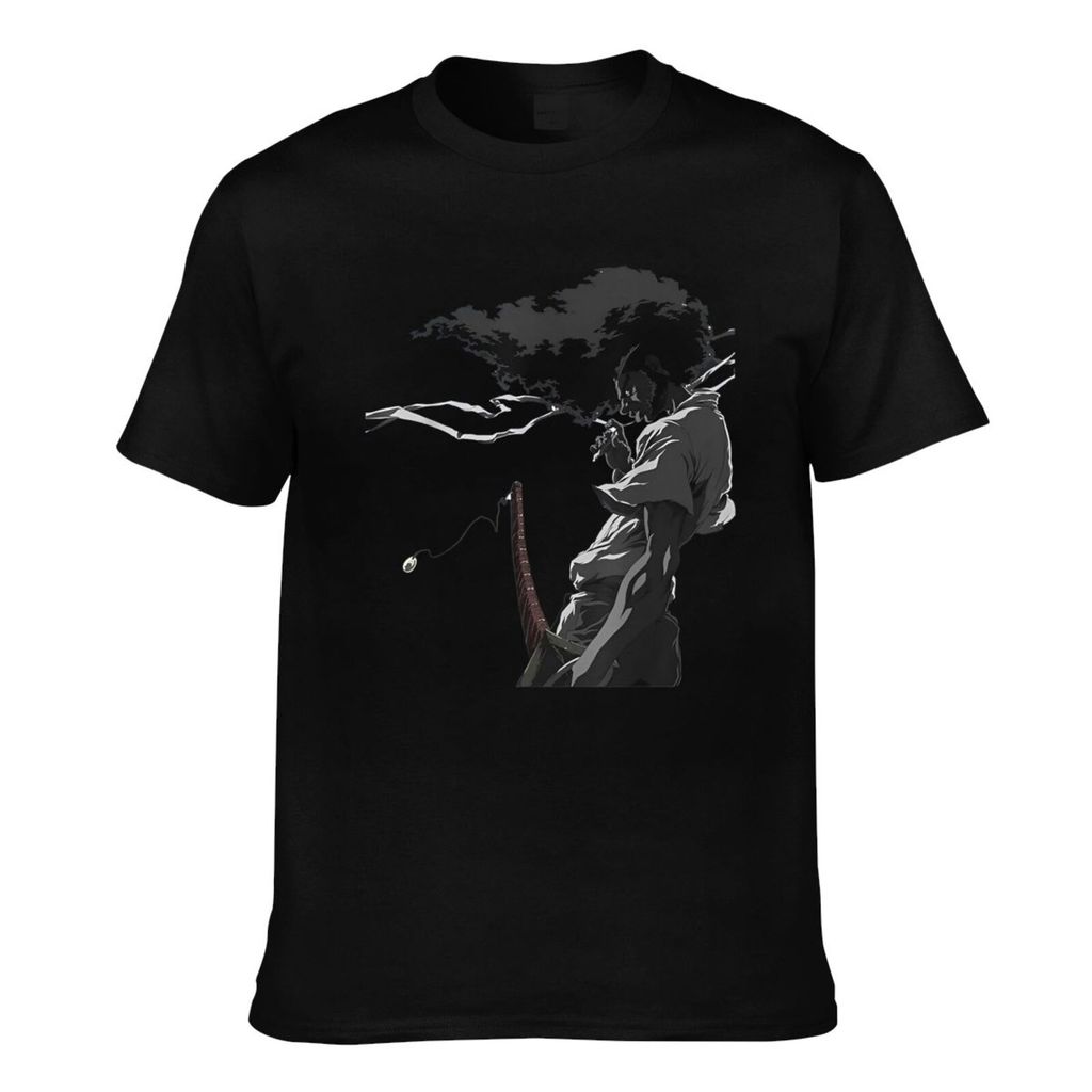 การออกแบบที่กําหนดเอง Coolest Afro Samurai Regular Fit Mens Summer Tshirt