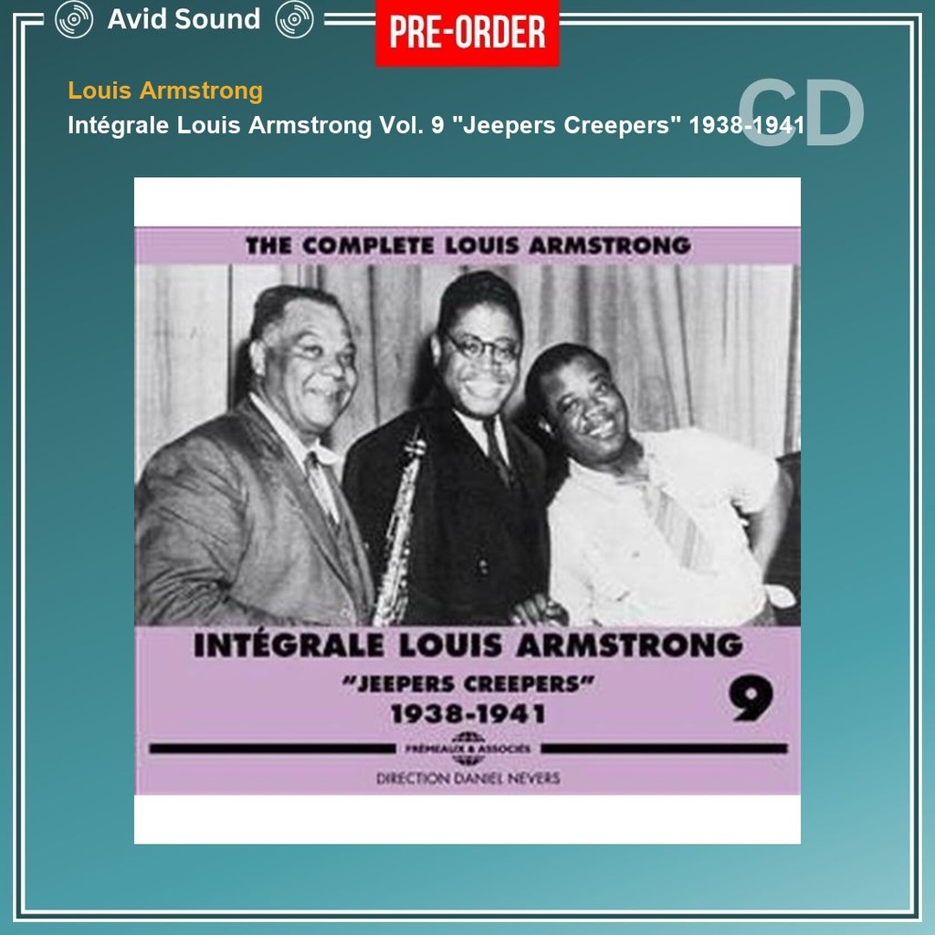 Pre-Order CD แผ่นซีดี Louis Armstrong Intégrale Louis Armstrong Vol. 9 "Jeepers Creepers" 1938-1941 