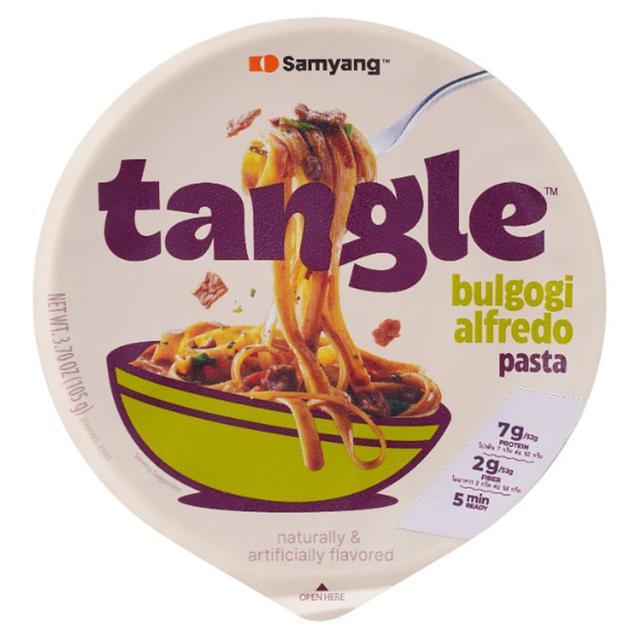 👒 ซัมยังแทงเกิ้ลบูลโกกิอัลเฟรโด้พาสต้าโบว์ล 105กรัม 🎡 SKU 0192699001076 🛶 Samyang Tangle Bulgogi Alf