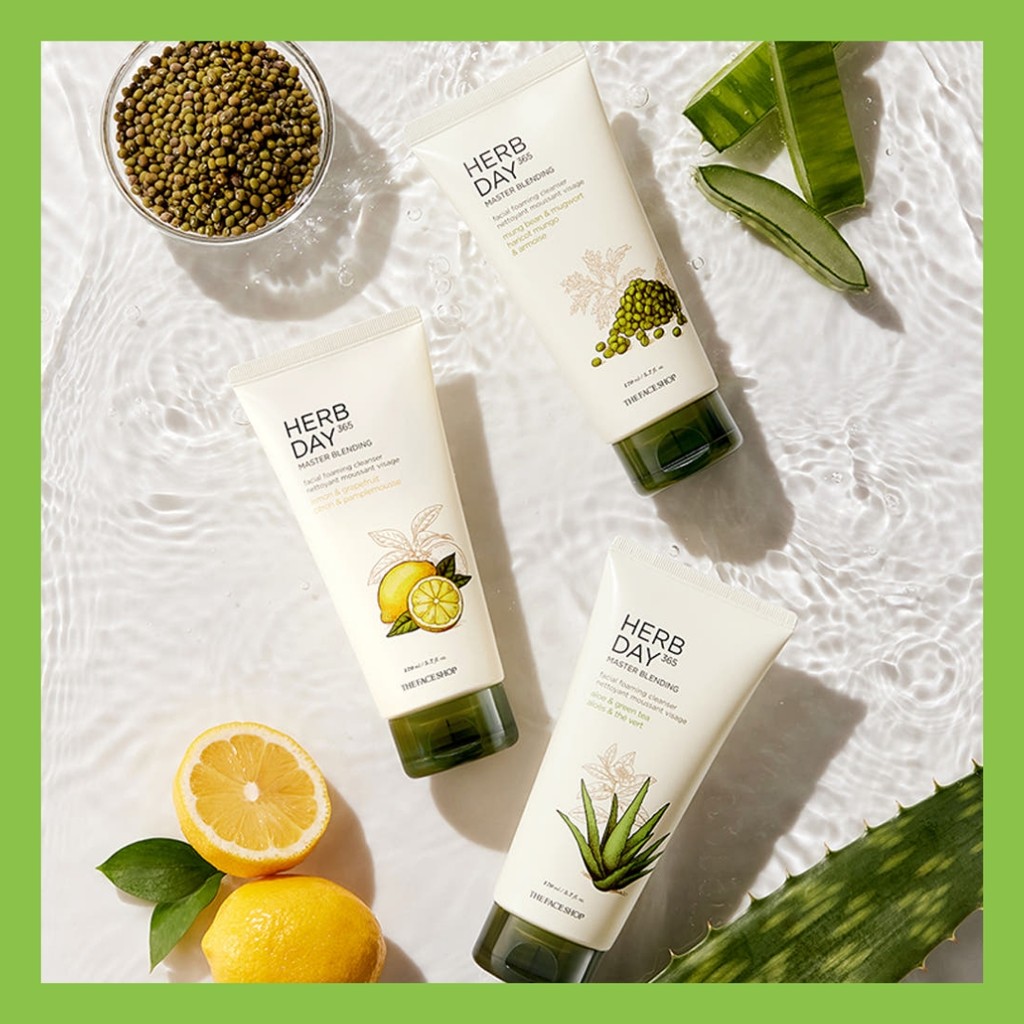 The Face Shop Herb Day Foaming Cleanser 170ml