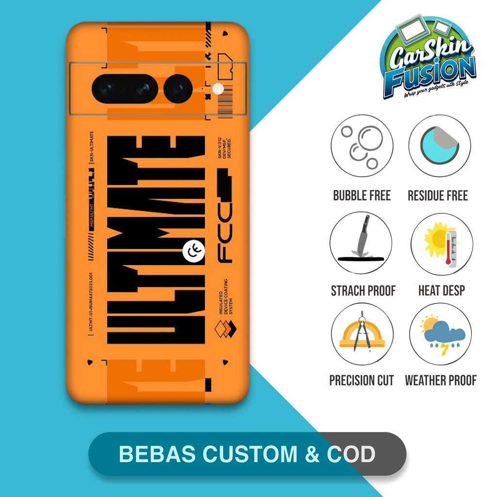 Garskin Skin Google Pixel 7 Pro Ultimate เคสป้องกันรอยขีดข่วน | By Fusion Code - R4s