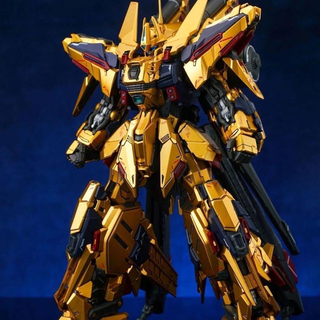【Direct from Japan】MG 1/100 สเกล Golden Samurai diecast GK Full Armor Hyaku Shiki type【Japan Exclusi
