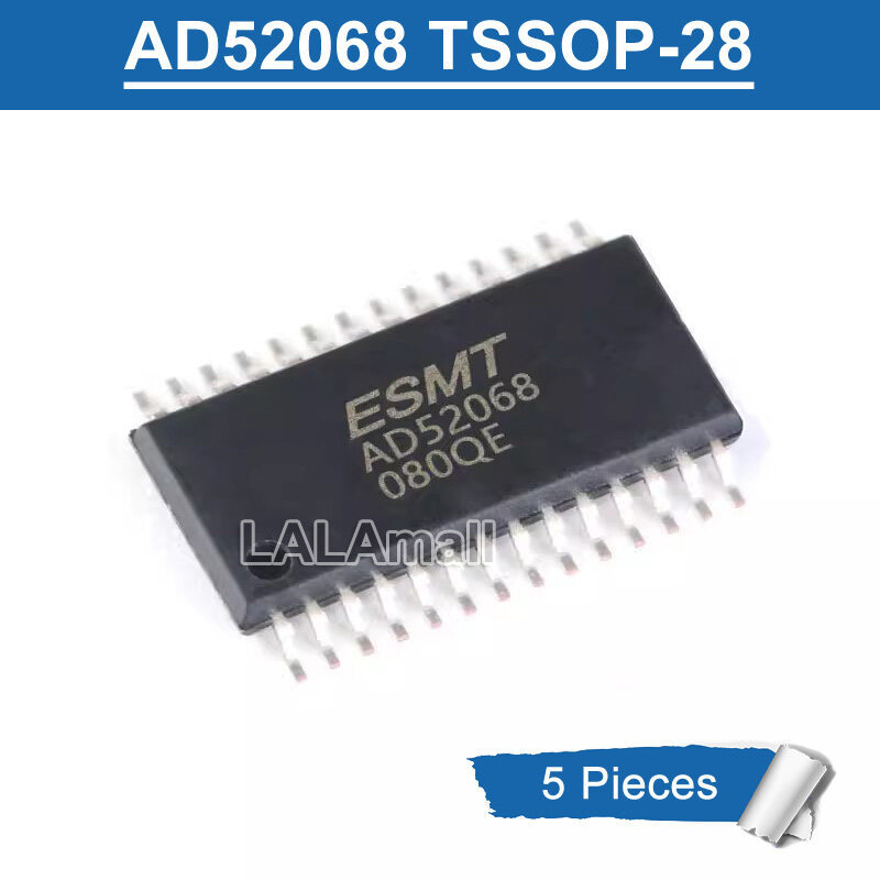 5pcs AD52068 TSSOP28 AD 5968 TSSOP-28 SMD Class-D เครื่องขยายเสียงชิป IC ใหม่เดิม