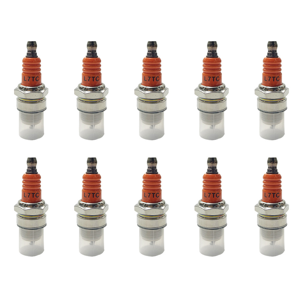 10pcs L7TC Single Pole Spark Plug สําหรับ BM6A BMR6A WS6E WS7E BPMR6A WS7F CJ7Y W20MU M6 M7 BPMR6A T