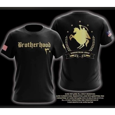 Brotherhood BANGKITKAN JIHAD Tshirt เสื้อไมโครไฟเบอร์