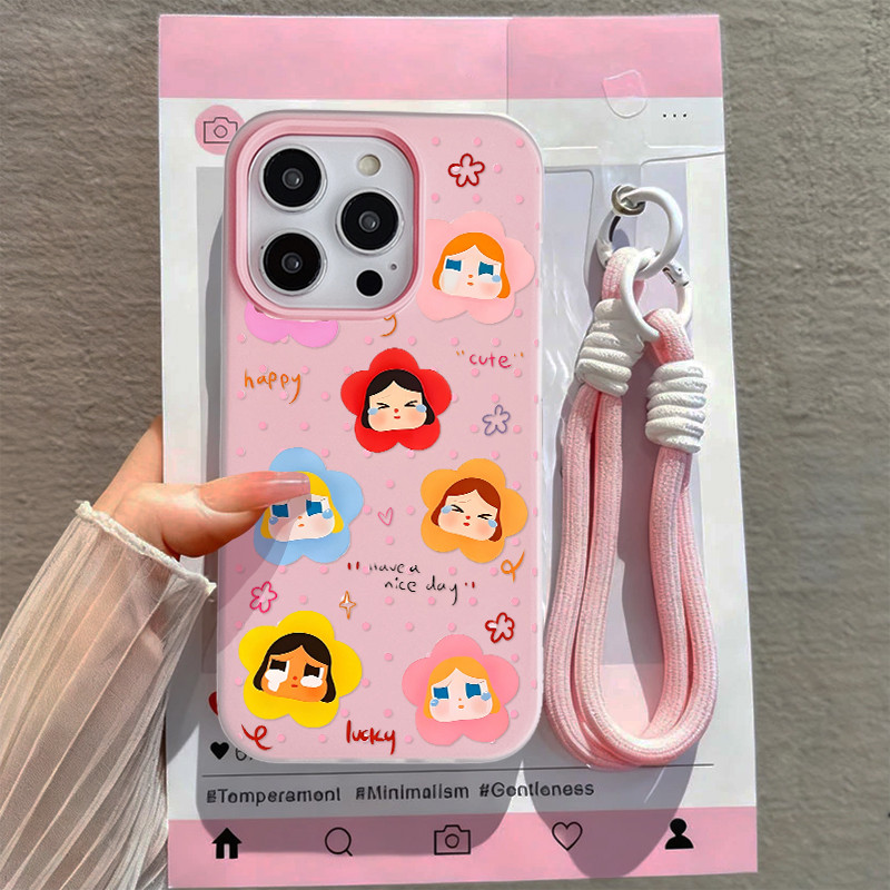GANTUNGAN HP [Tong_O] Dot Cry Baby Case Poco F7 X8 Pro Max C85 M7 Plus C75 C81 Pro C65 C71 Xiaomi 17