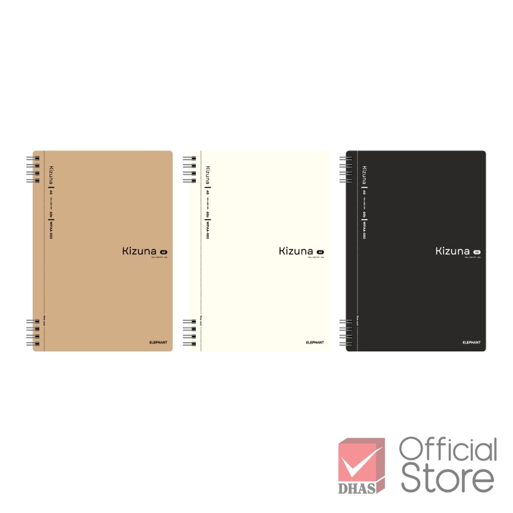 XO Elephant Kizuna Spring Notebook WPPA-503 A5 80gsm 60 หน้า ปกหลากสี