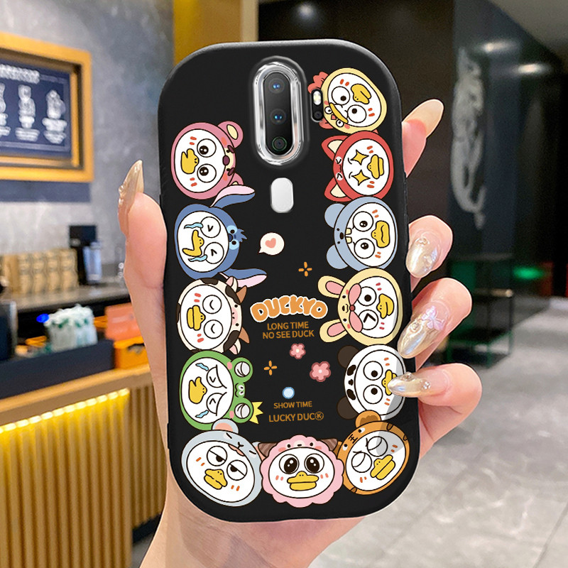 เคสสำหรับ OPPO A5 2020 A9 2020 เคสโทรศัพท์เป็ดแมวซิลิโคนซอฟต์เชลล์