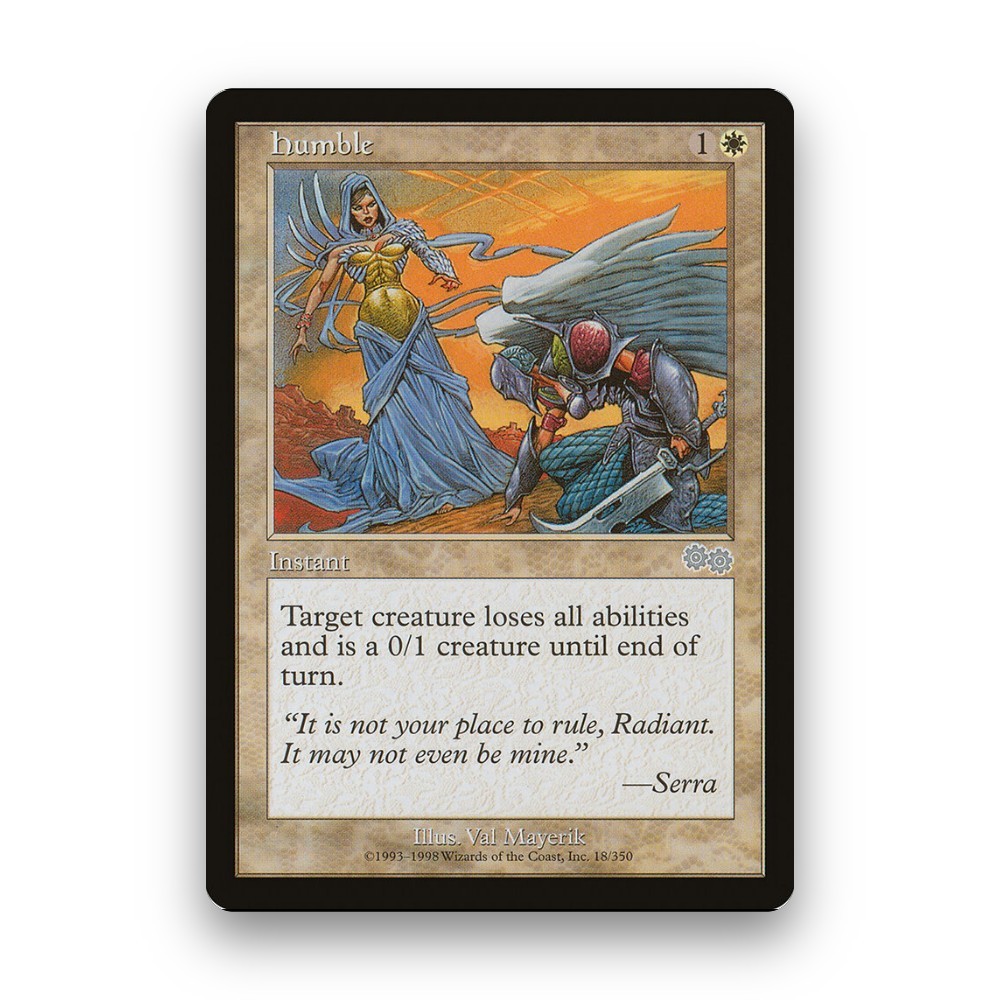 [MTG] Humble (#18) [USG] [WHITE] [UNCOM] | Magic the Gathering