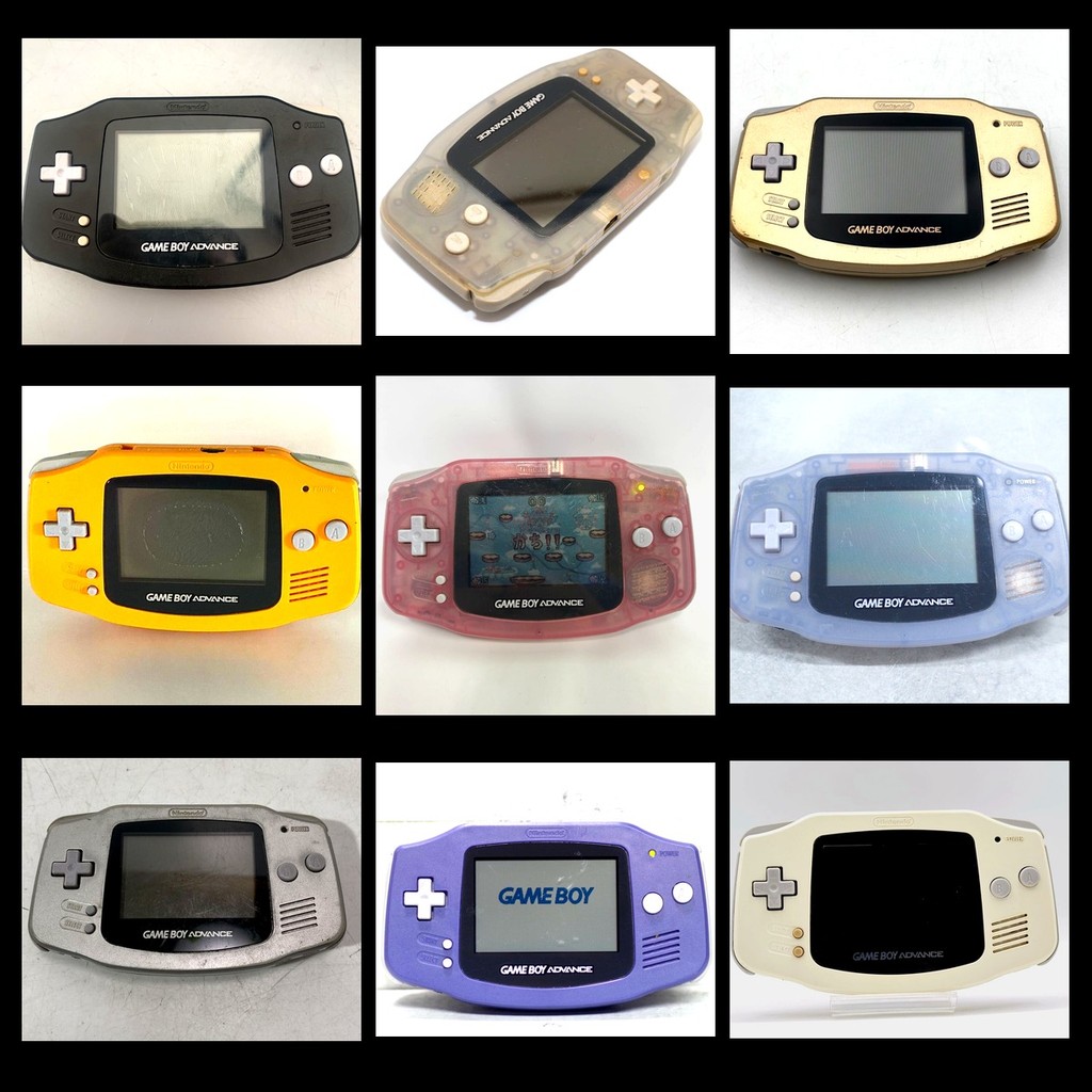 Nintendo Game Boy Advance AGB-001 Plays All GBA GBC Game Boy Games Console Genuine Tested Milky Pink