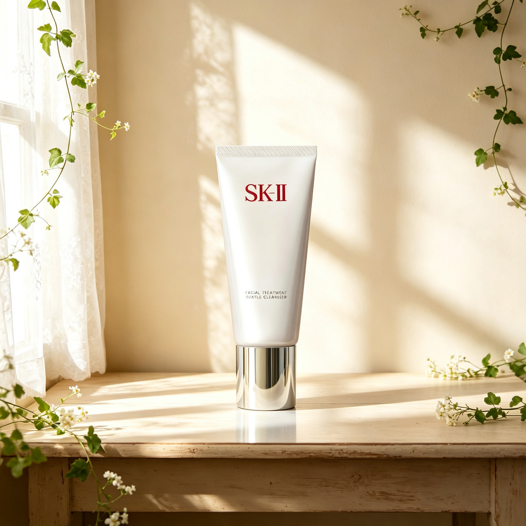 SK‐II เฟเชียล ทรีทเมนท์ เจนเทิล คลีนเซอร์ ซูทติ้ง มอยส์เจอร์ไรซิ่ง โฟม ล้างหน้า