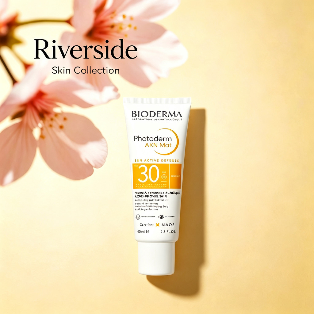 Bioderma Photoderm AKN Mat SPF30, Matte Oil-Controlling Sunscreen For Acne-Prone Skin