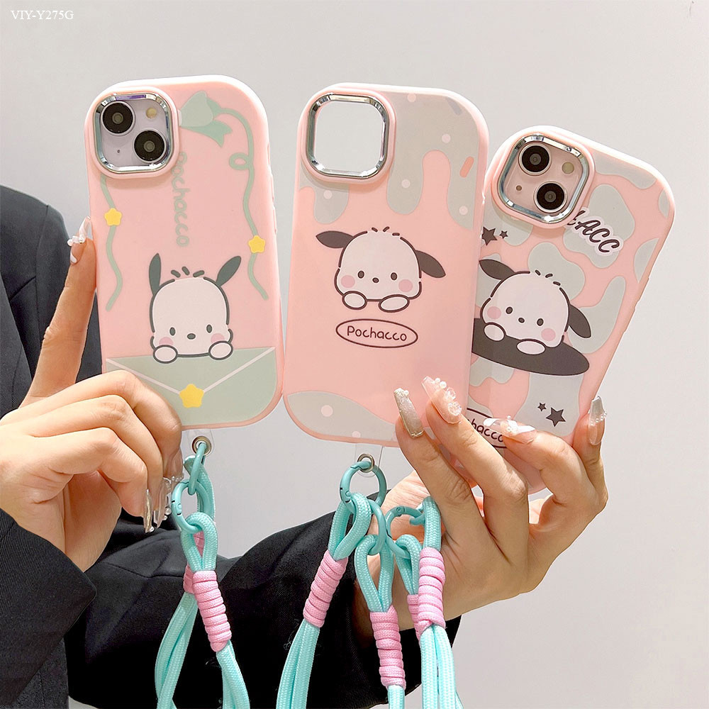 เคส For VIVO Y27 Y27S Y28 Y28S Y29 Y30 Y33S Y33T 4G 5G เชือกเส้นเล็ก ฟรีเชือกเส้นเล็ก ลายการ์ตูน GSK