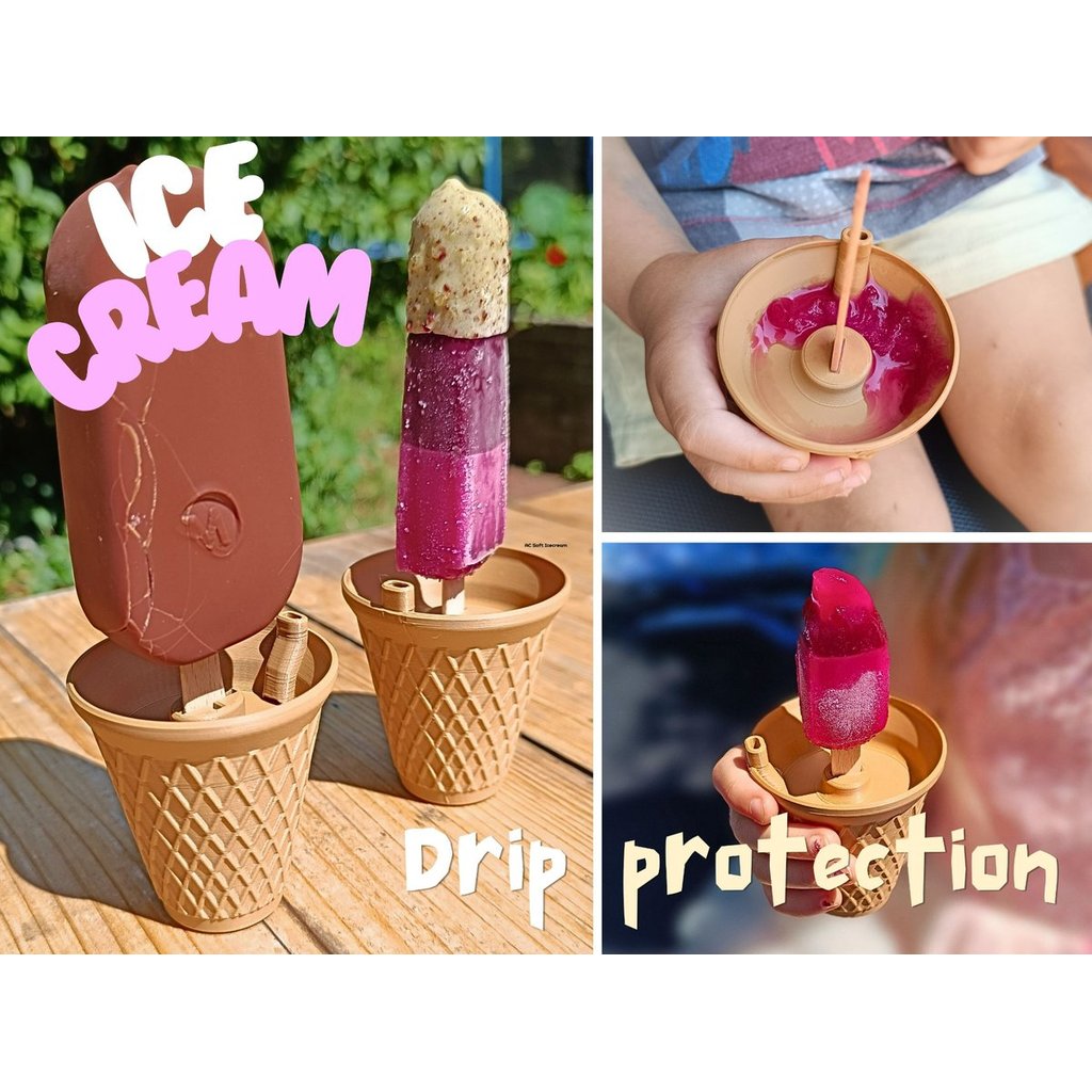 Ice Cream Drip Protection - ที่กันไอศกรีมหยด