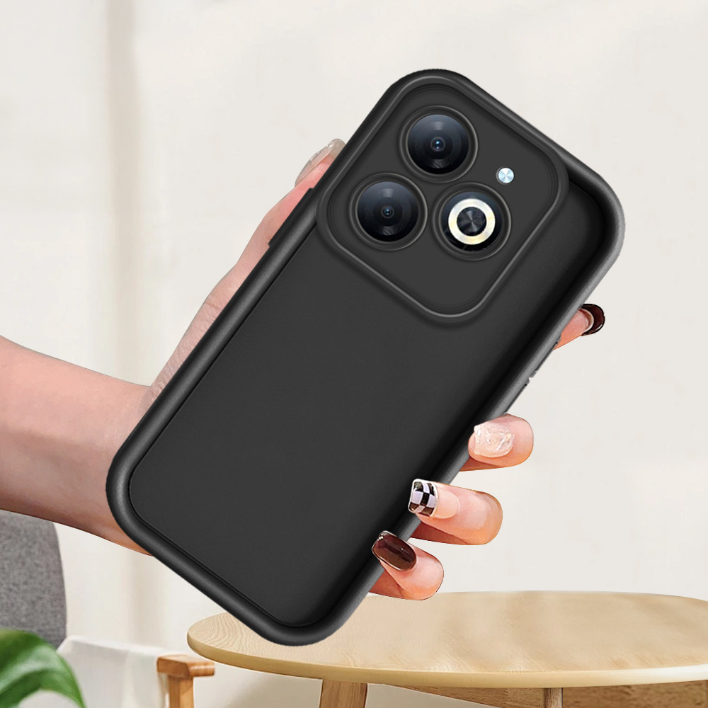 เคส Silicone For Infinix Smart 8 Pro Hot 40i Simple เคสโทรศัพท์ เคสเรียวมี เคสนิ่ม Phone TPU Case TY