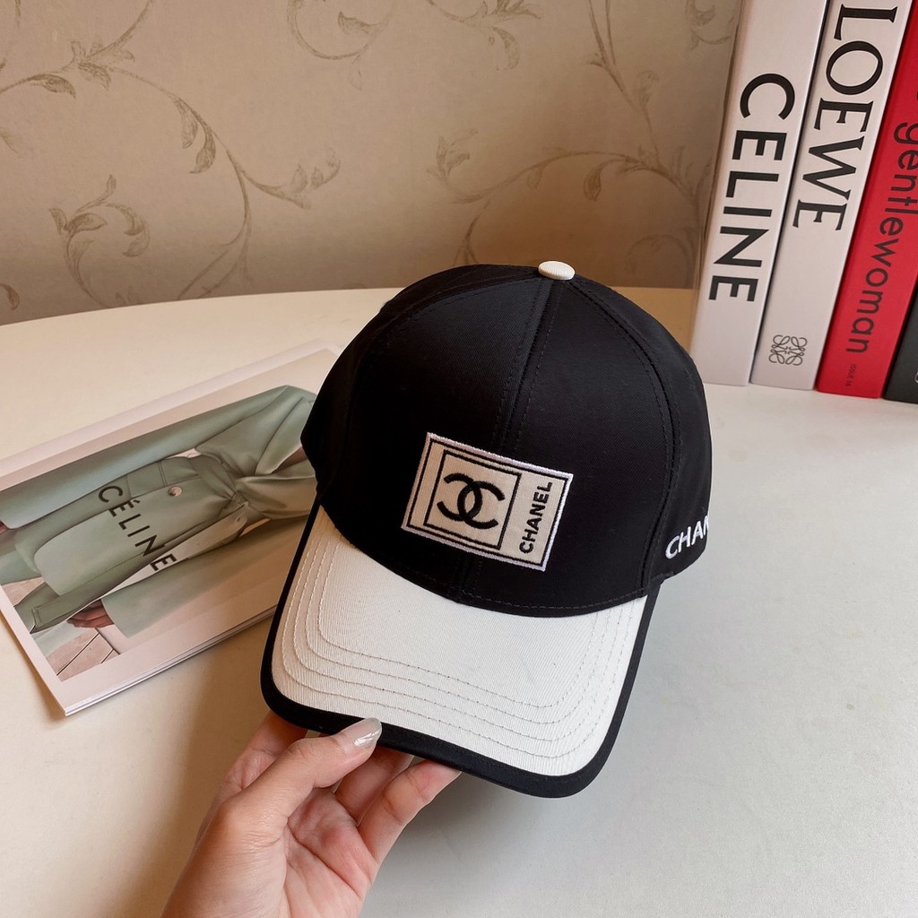 BALENCIAGA777 หมวกคาวบอยสีน้ําเงิน BB เย็บปักถักร้อย Street สไตล์แฟชั่นแนวโน้ม Unisex