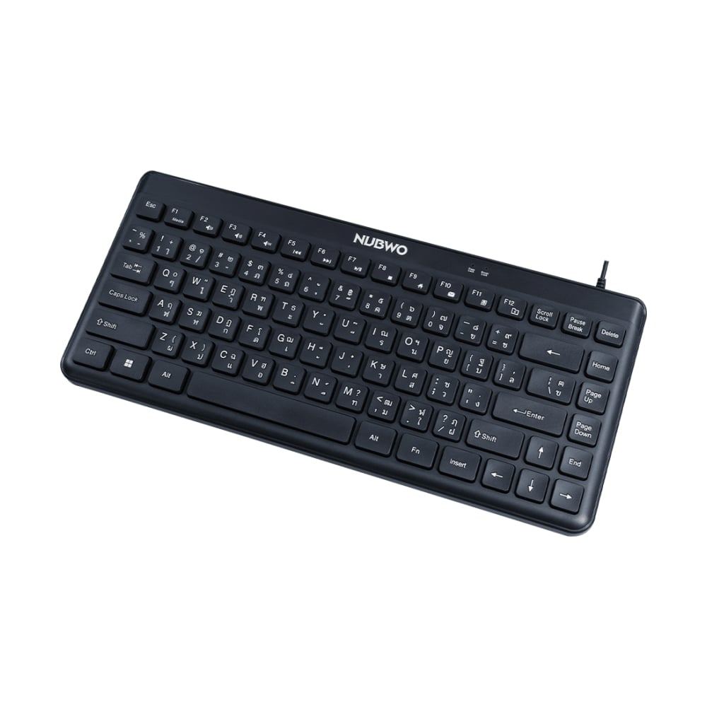 NUBWO KEYBOARD (คีย์บอร์ด) NK-53 BLACK - A0173012