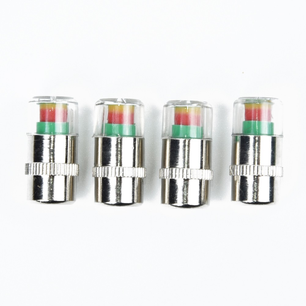 HE ใหม่4pcs วาล์วรถ Tyre Cap Monitor ล้อความดันยาง 32-36 PSI Sensor
