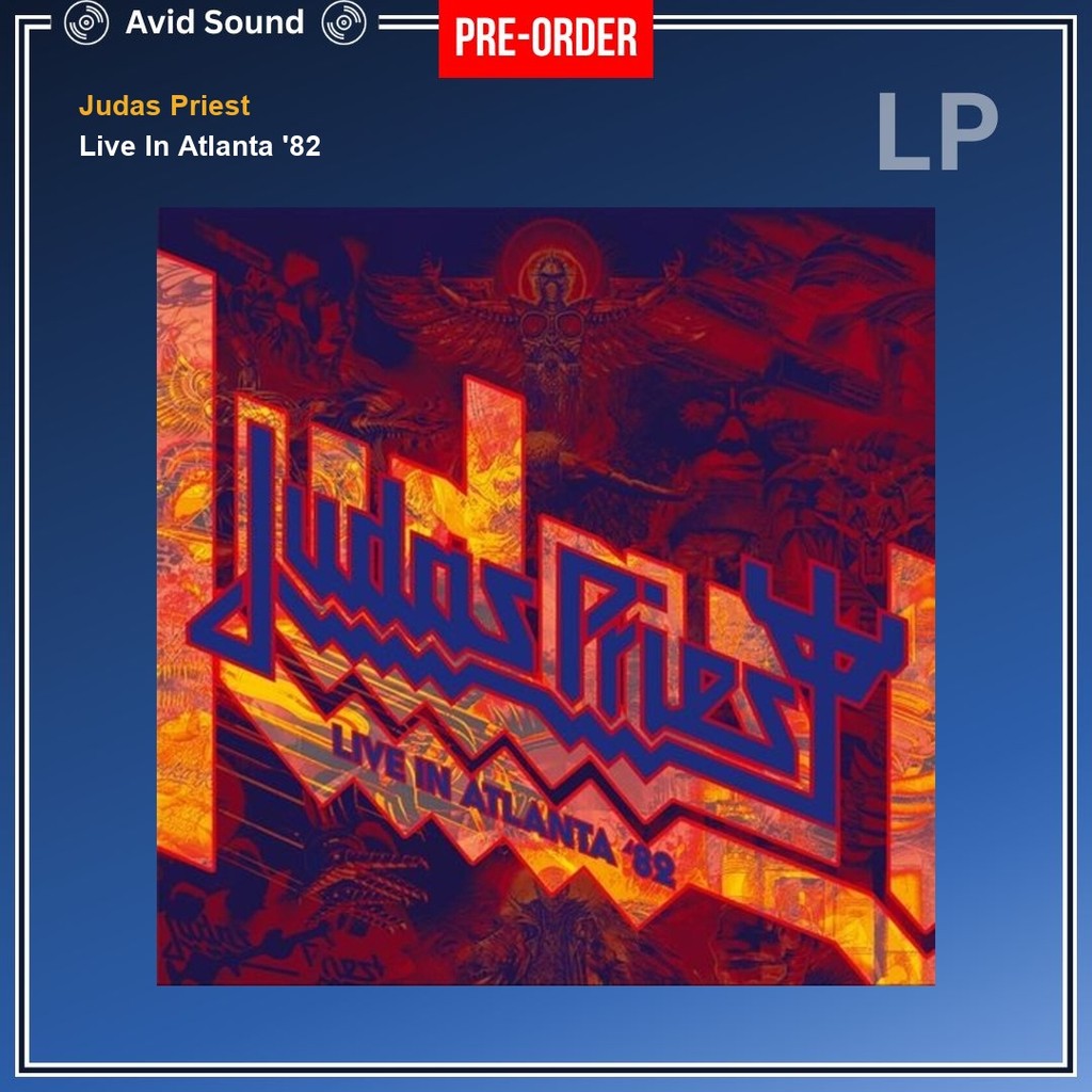 Pre-Order แผ่นเสียง Judas Priest Live In Atlanta '82 ใหม่ ซีล Judas Priest Vinyl LP