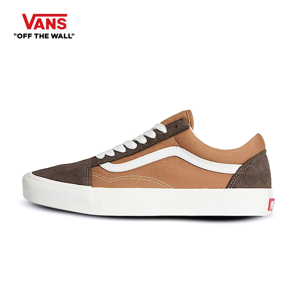 VANS OLD SKOOL 2_TONE - BROWN/BROWN รองเท้าผ้าใบ VANS ชาย หญิง