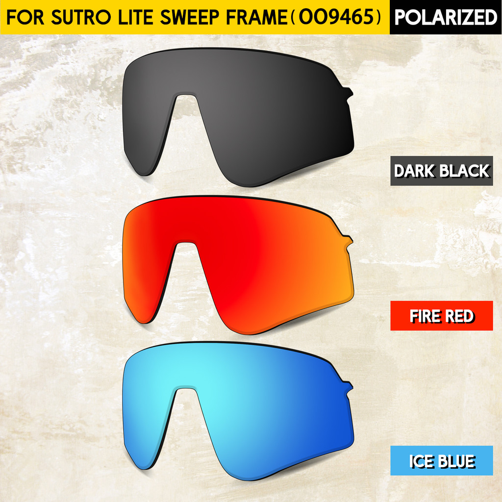 เลนส์เปลี่ยน POLARIZED 3 คู่สําหรับ Sutro Lite Sweep OO9465 กรอบ - วัสดุกันกระแทก