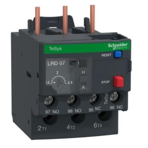 Schneider Thermal Overload Relay TOR LRD07 / LRD 07 1.6-2.5A เดิม