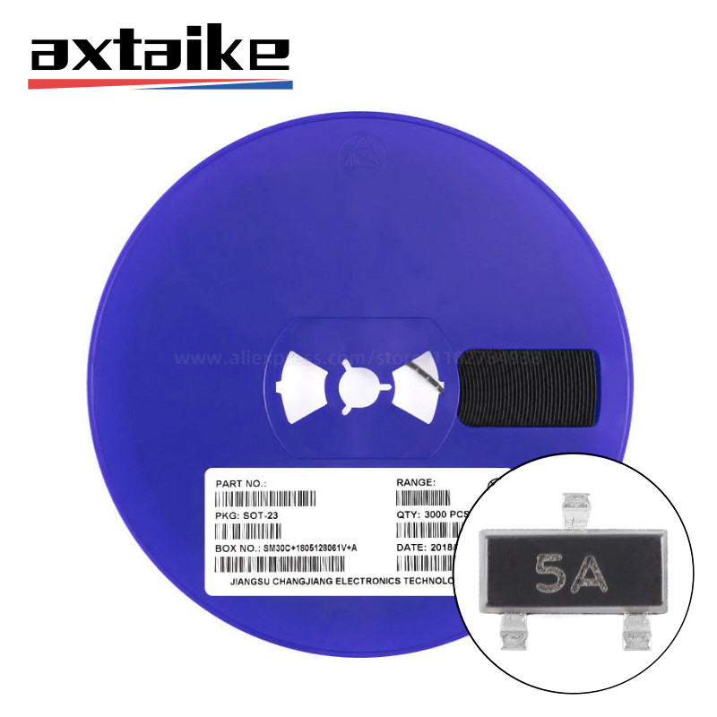 3000PCS BC807 BC817 5A 5B 5C 6A 6B 6C BC807-16 BC807-25 BC807-40 BC817-16 SOT817-25 -40-23 NPN PNP 4