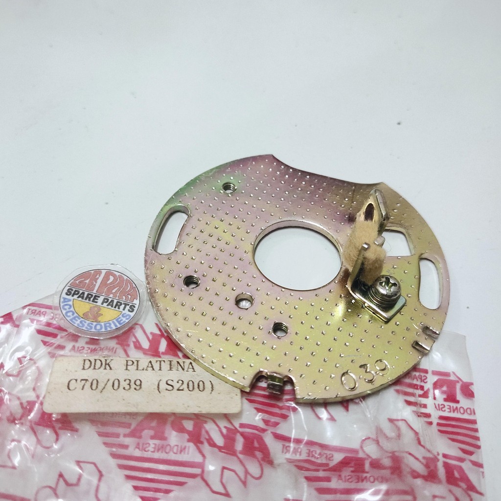 Platina C70 ผู้ถือแผ่น Honda C70 039 สินค้ามีจํานวนจํากัด Rare Item Classic Motorcycle อะไหล่