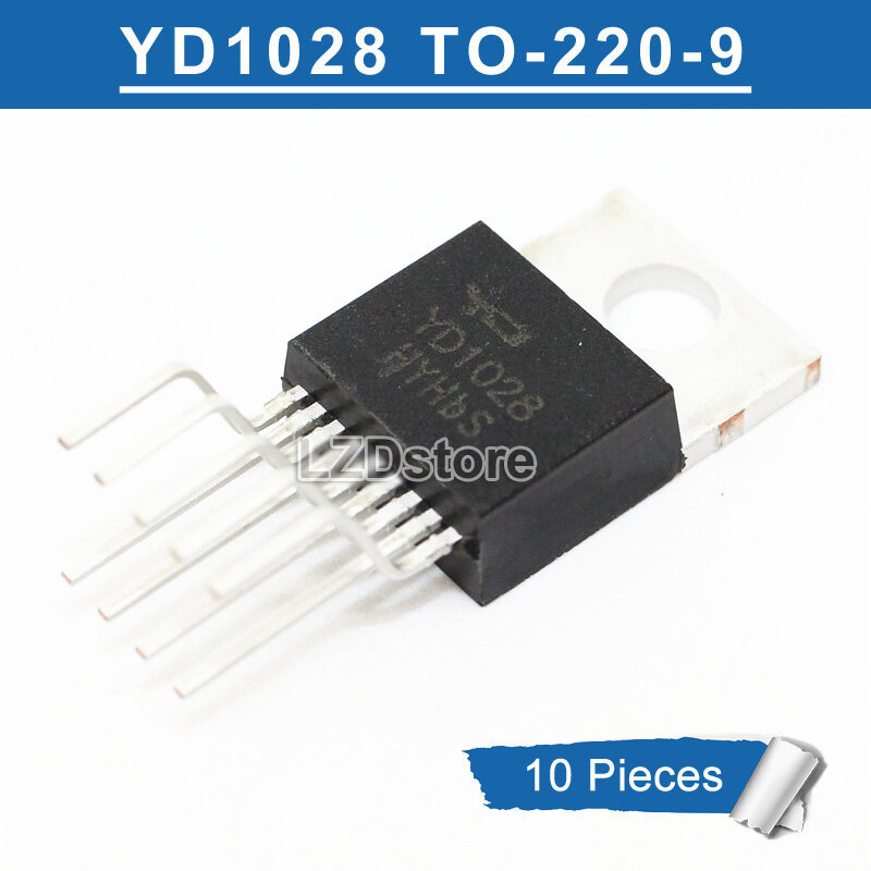 10pcs YD1028 TO220-9 YD 1028 TO-220 TO-220-9 2 ช่องเครื่องขยายเสียงชิป IC ใหม่เดิม