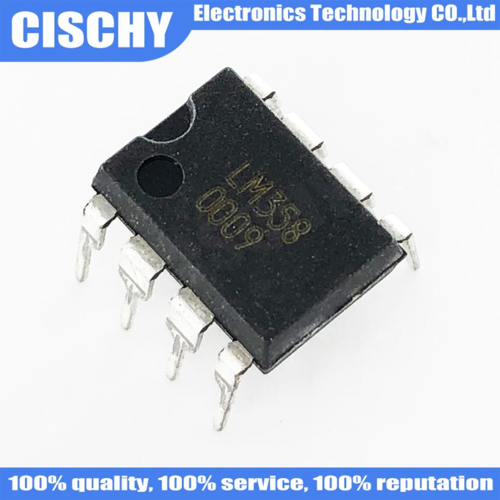 10 ชิ้น/ล็อต LM358P DIP8 LM358 LM358N DIP-8 358P IC ในสต็อก