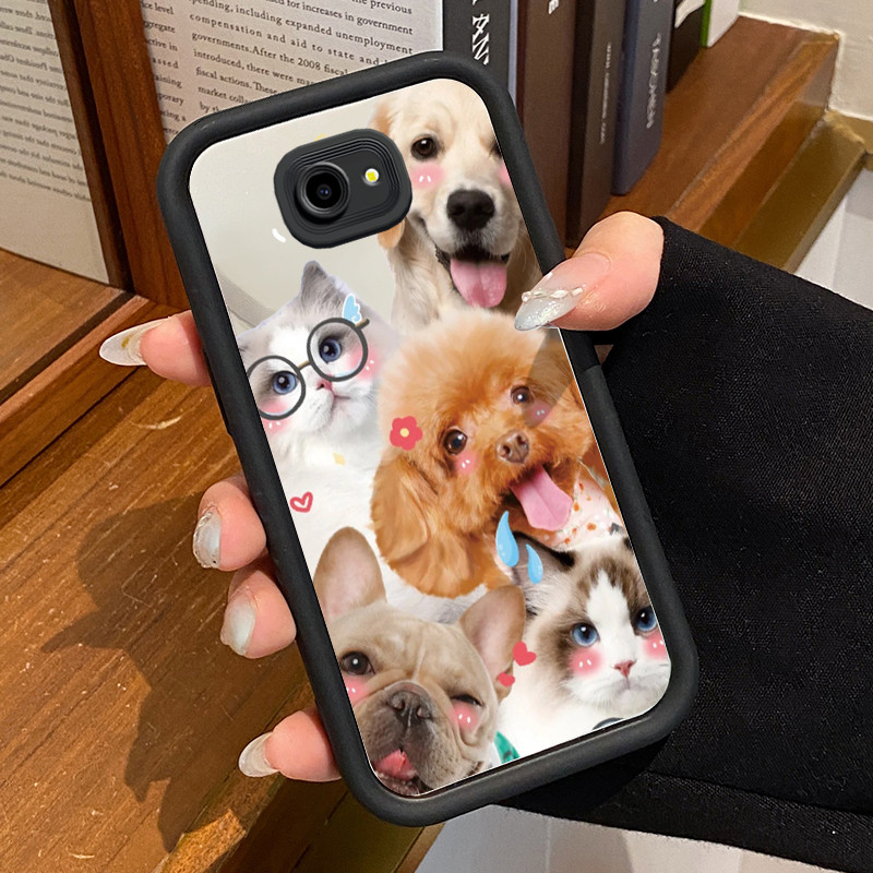 Samsung Galaxy J4 Plus 2018 J6 Plus 2018 J4 Prime J6 Prime J2 Prime J2 Ace Case HP Cool Black Cat Pa