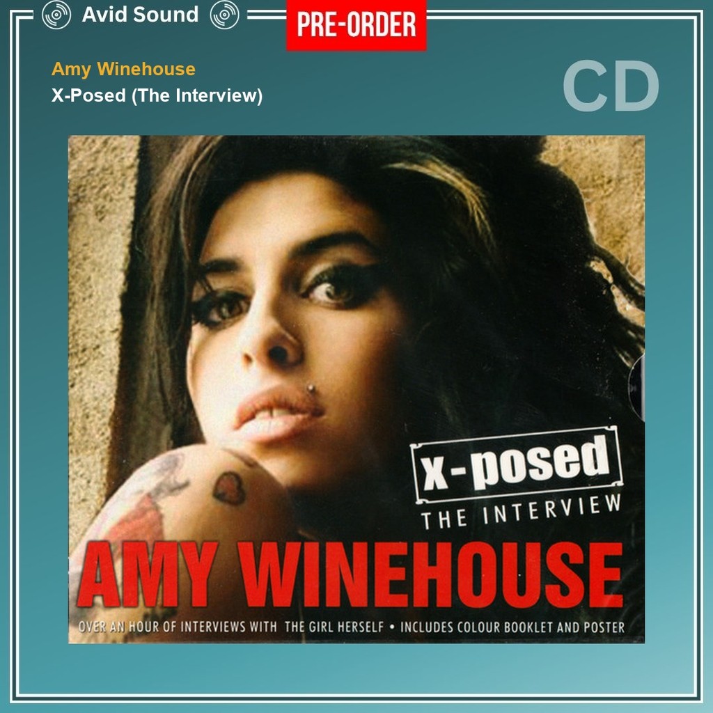 Pre-Order CD แผ่นซีดี Amy Winehouse X-Posed (The Interview) ใหม่ ซีล Amy Winehouse CD