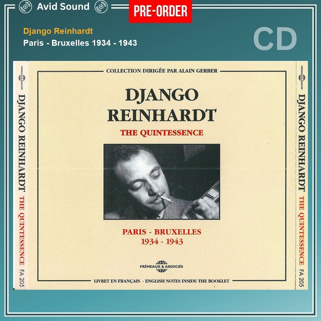 Pre-Order CD แผ่นซีดี Django Reinhardt Paris - Bruxelles 1934 - 1943 ใหม่ ซีล Django Reinhardt CD